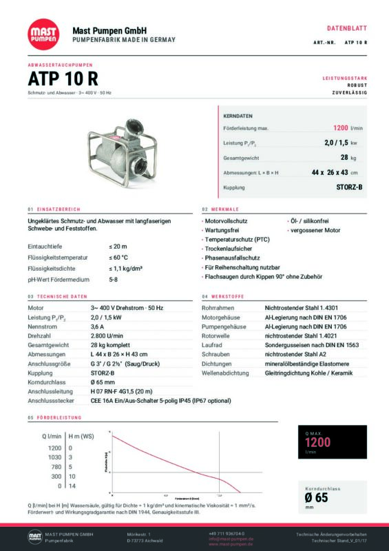 MAST ATP10R DATENBLATT DE pdf