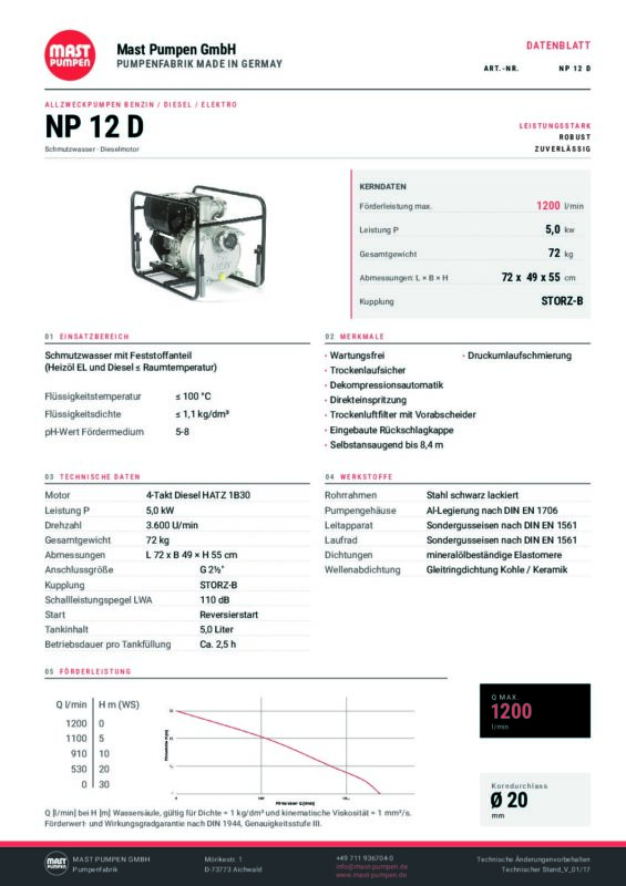 MAST NP12D DATENBLATT DE pdf