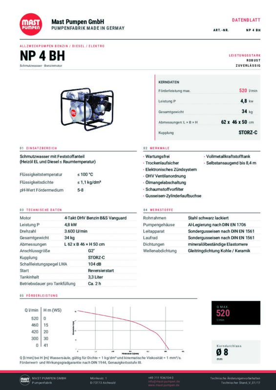 MAST NP4BH DATENBLATT DE pdf