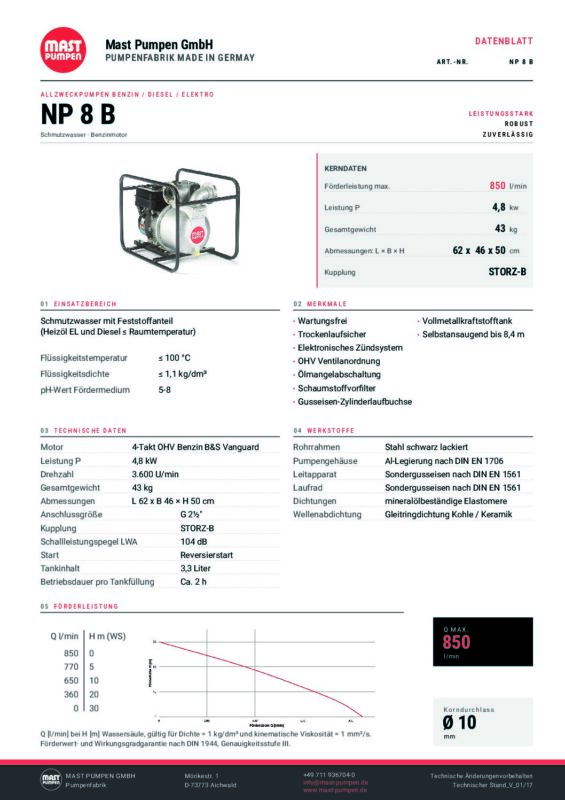 MAST NP8B DATENBLATT DE pdf