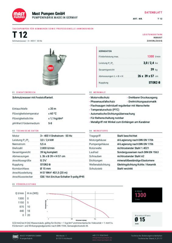 MAST T 12 DATENBLATT DE pdf