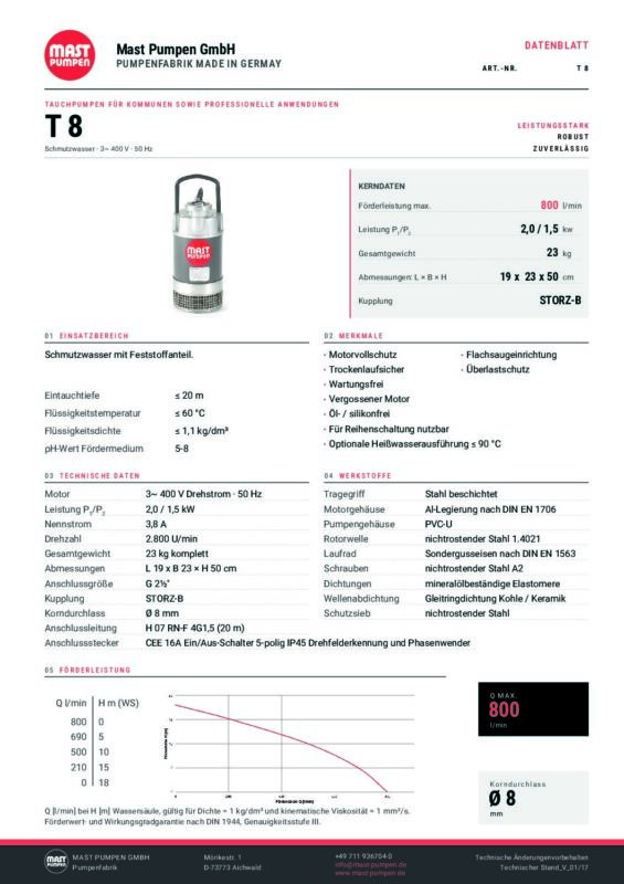 MAST T 8 DATENBLATT DE pdf