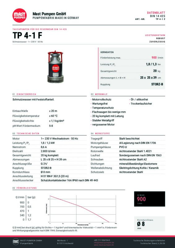 MAST TP4 1 F DIN14425 DATENBLATT DE pdf