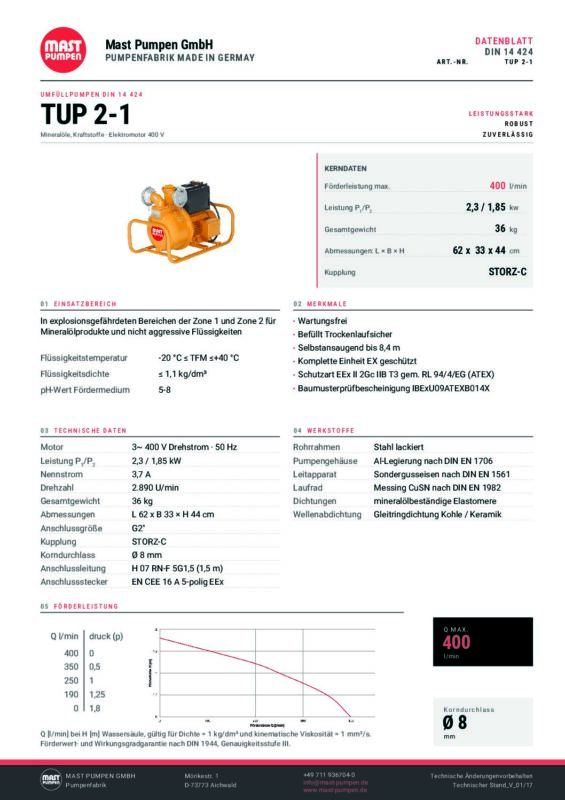 MAST TUP 2 1 DATENBLATT DE pdf